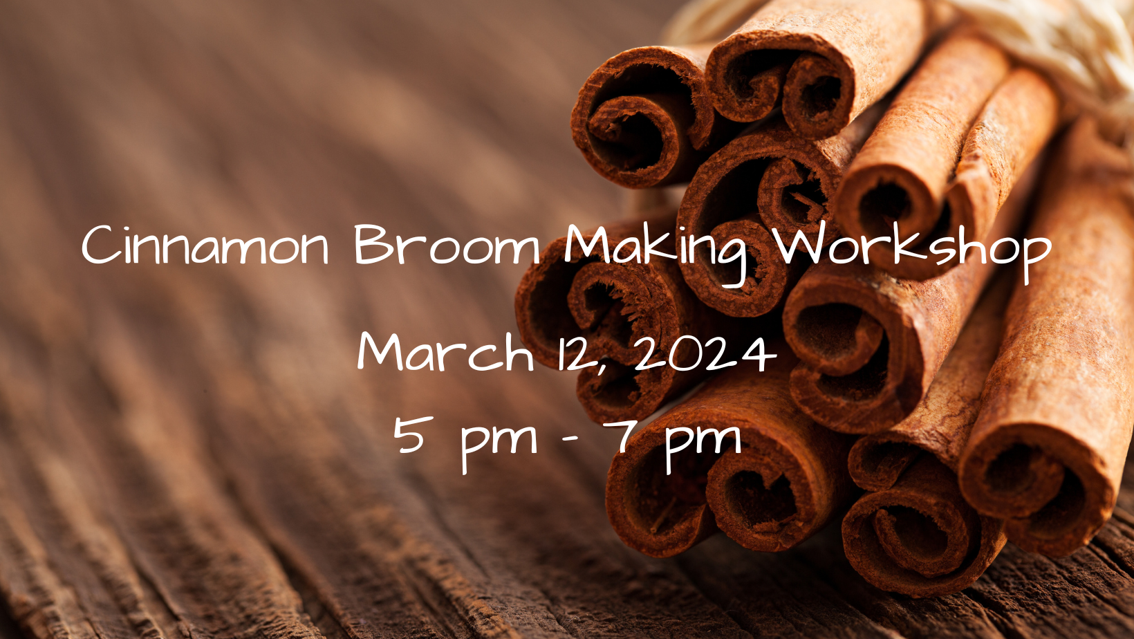 Cinnamon Broom Making