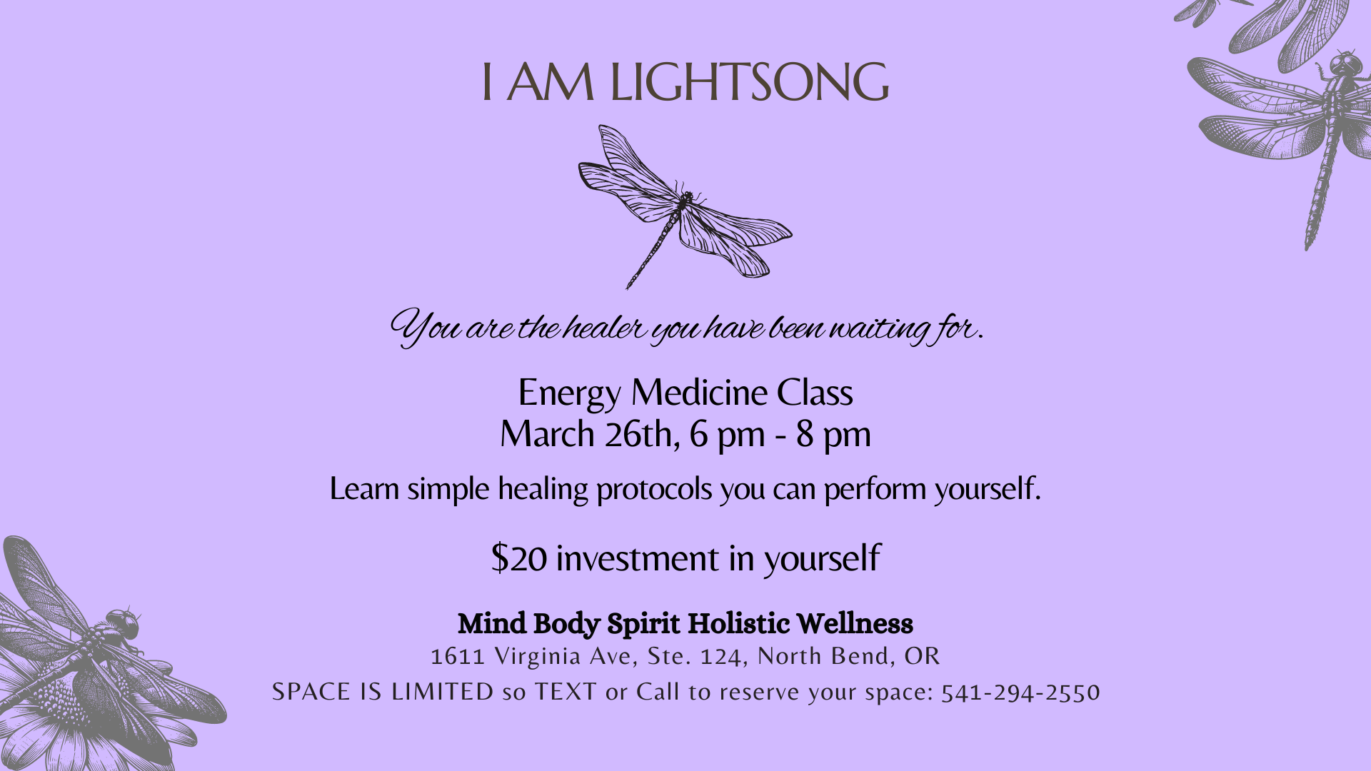 Energy Medicine March Banner